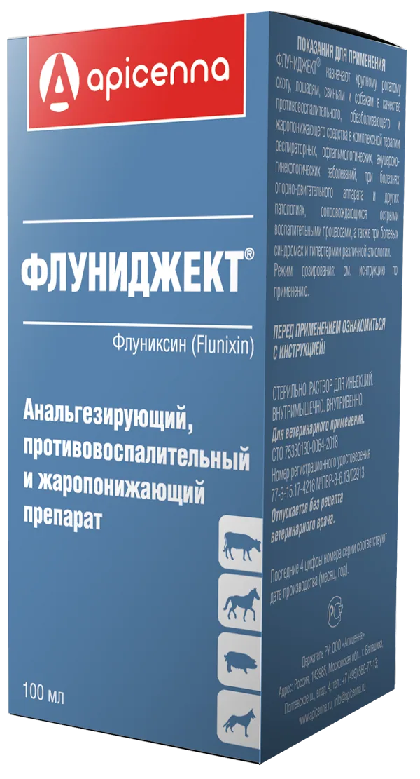 Упаковка Флуниджект, 100 мл